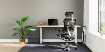 Scaun ergonomic de birou ERGOHUMAN2 PDH ULTRA BLACK